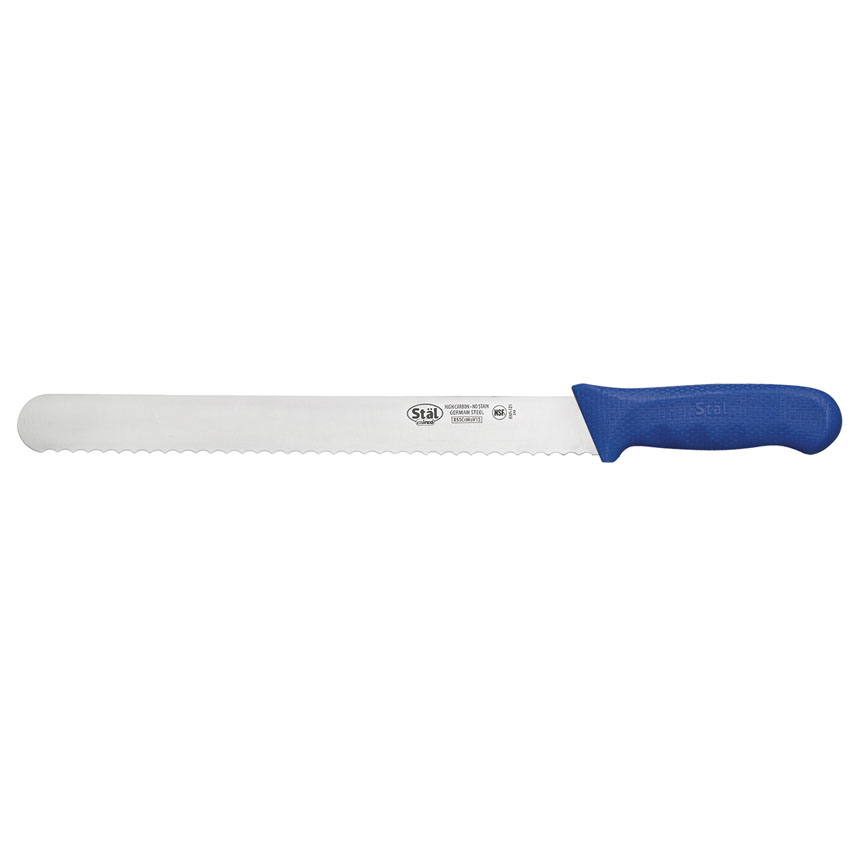 Winco  Stal Blue Bread Knife