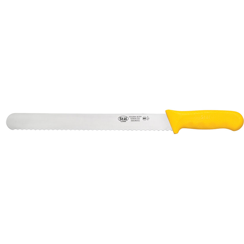 Winco Stal Yellow Bread Knife