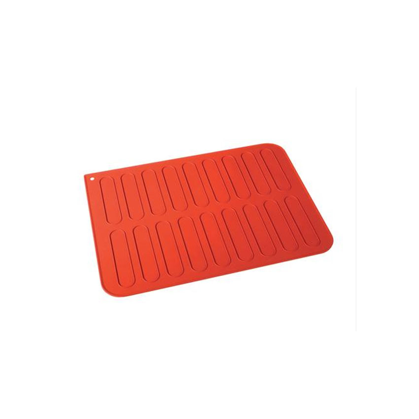 Martellato Red Silicone Eclair Mats, Cavity Measures