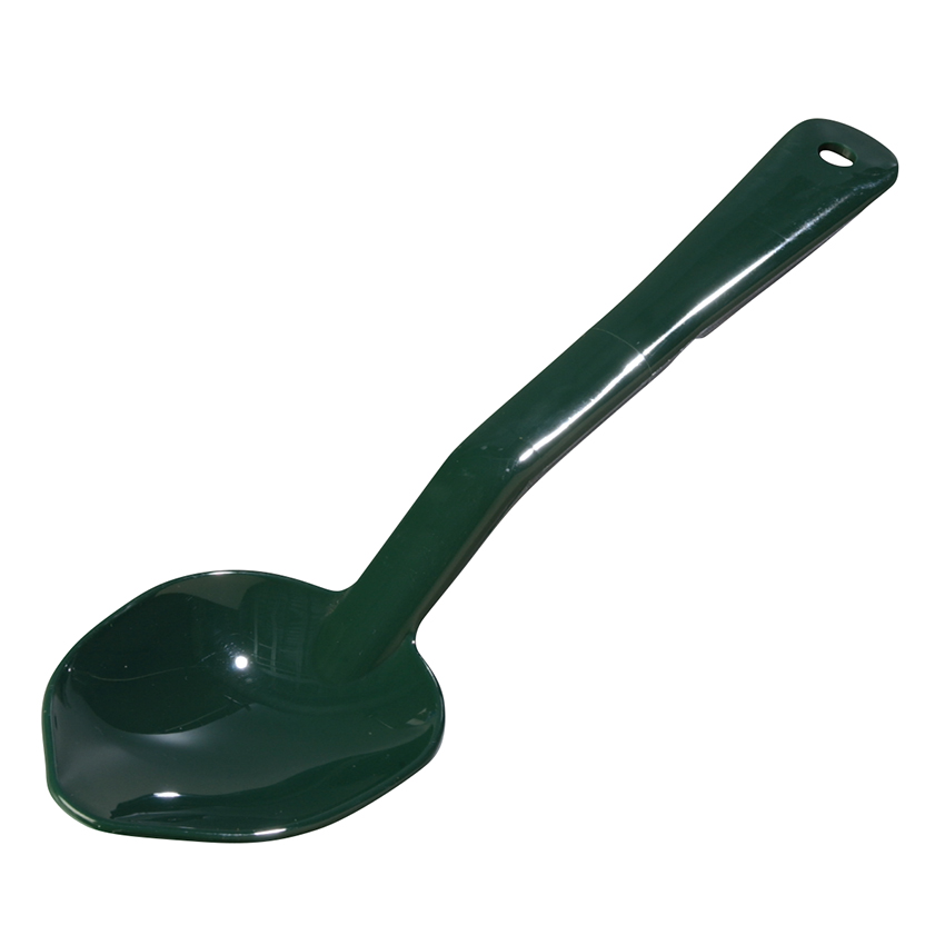 Carlisle Forest Green Solid Serving Spoon