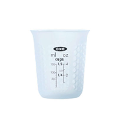 OXO Good Grips Squeeze & Pour Silicone Measuring Cup - 1/2 Cup