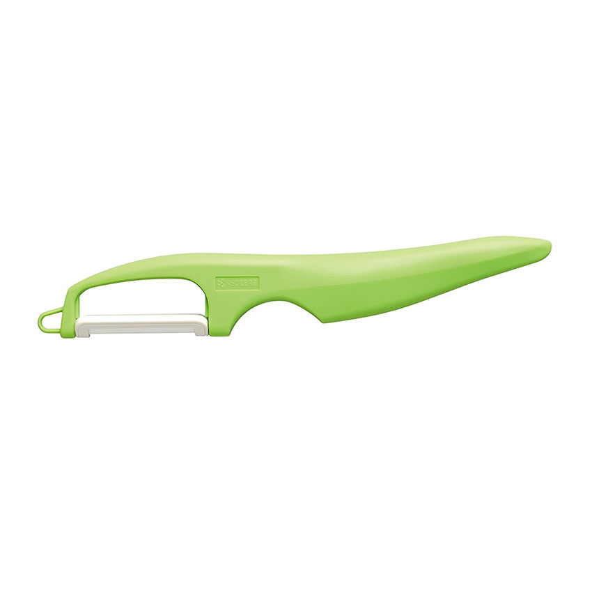 Kyocera Vertical Double Edge Ceramic Peeler - Green