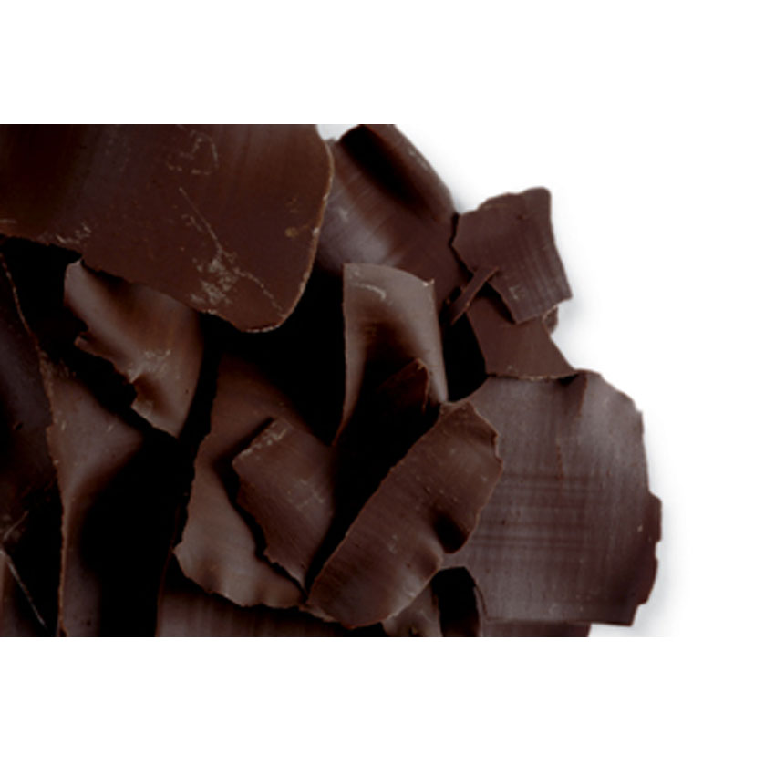 Dobla Flat Dark Chocolate Shavings, lbs