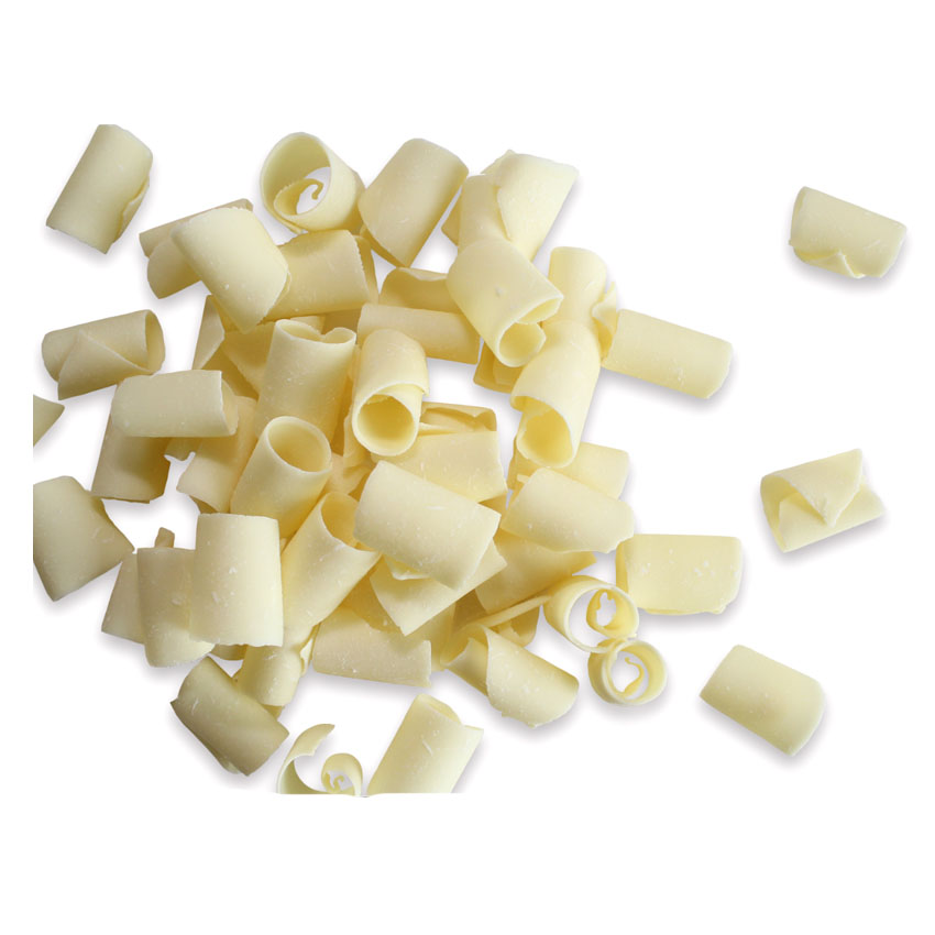 Dobla Jumbo White Chocolate Curls, lbs