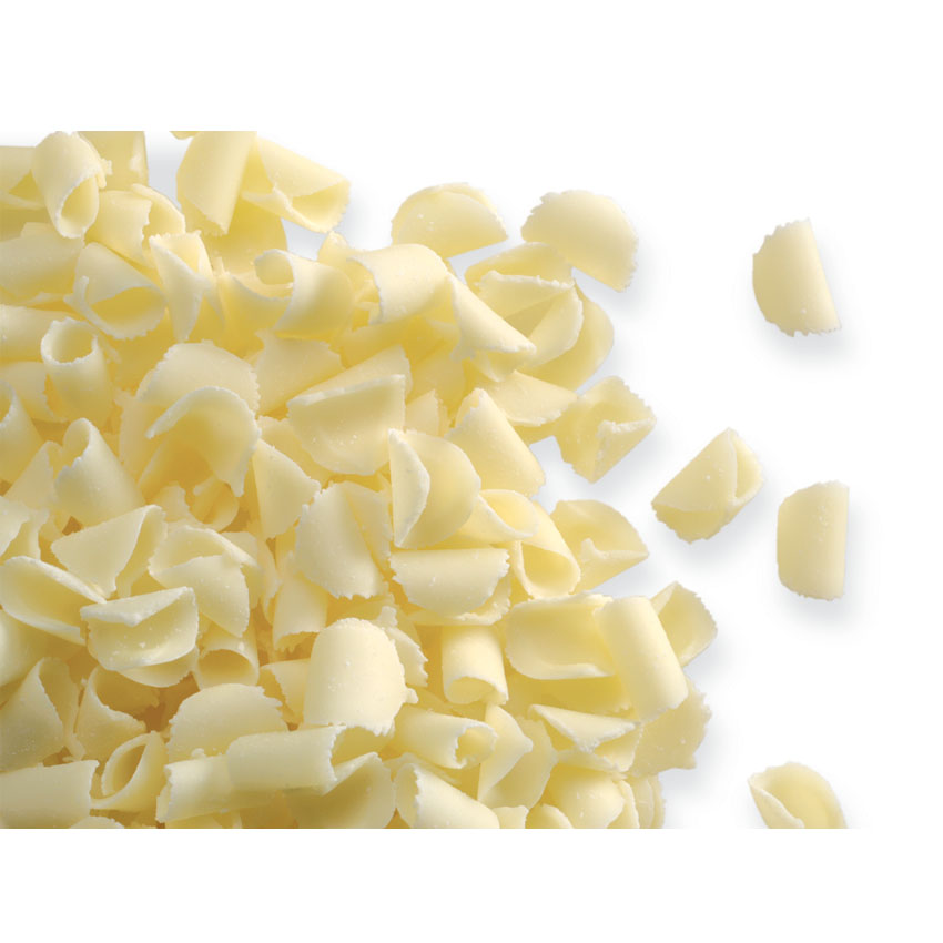 Dobla White Chocolate Curls, lbs