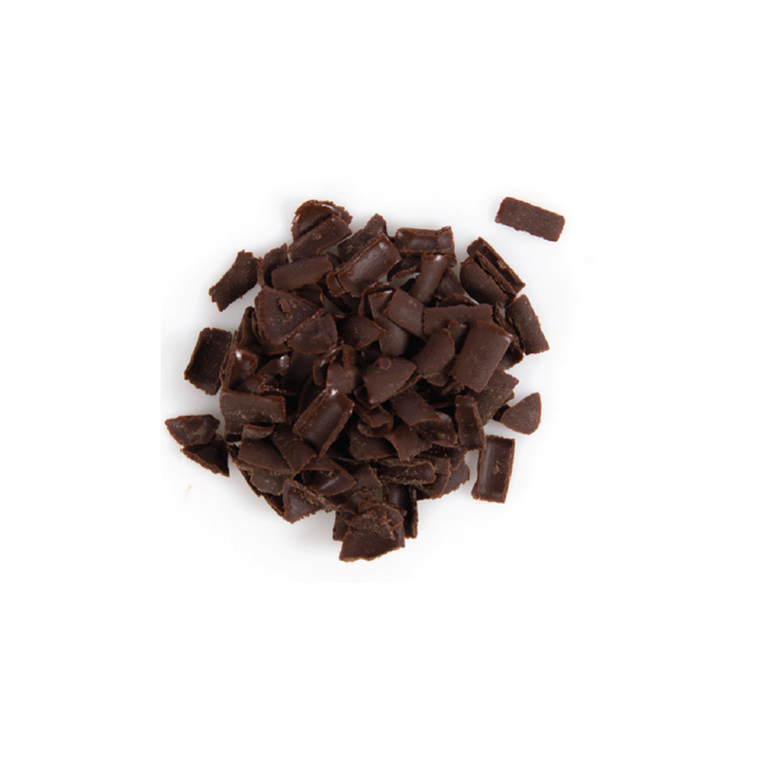 Dobla Crushed Dark Chocolate Curls, 12 Lbs