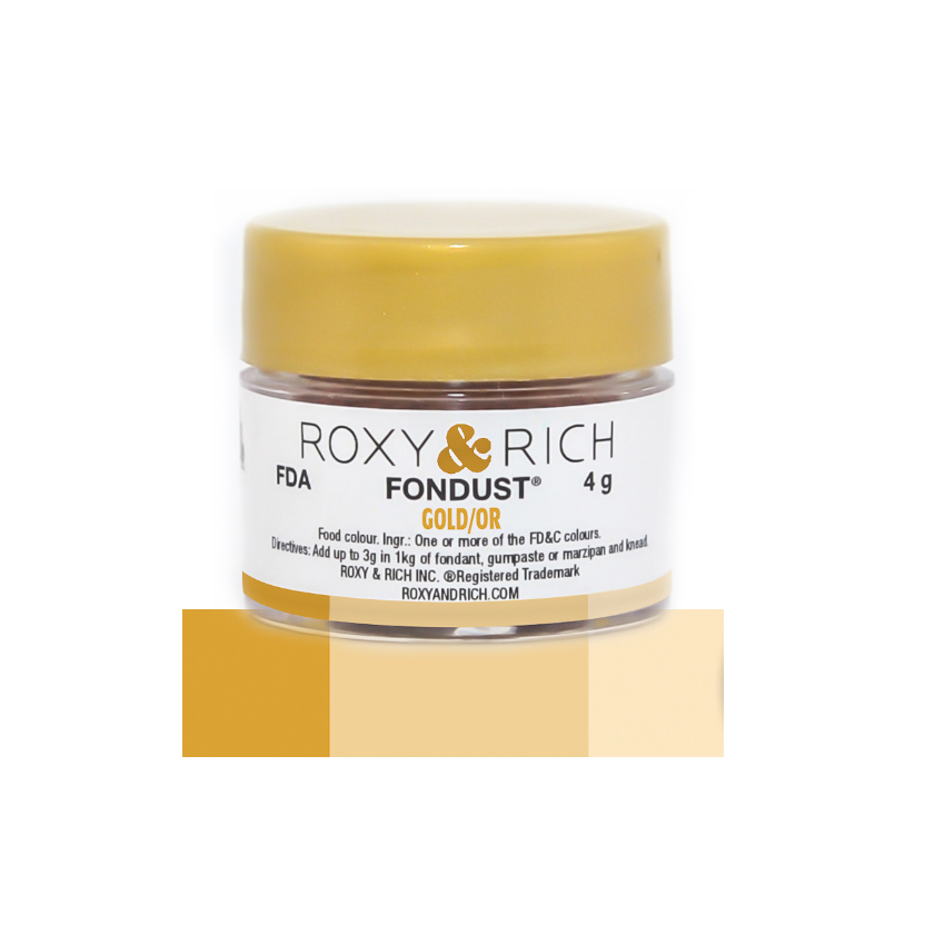 Roxy & Rich Gold Fondust, Grams