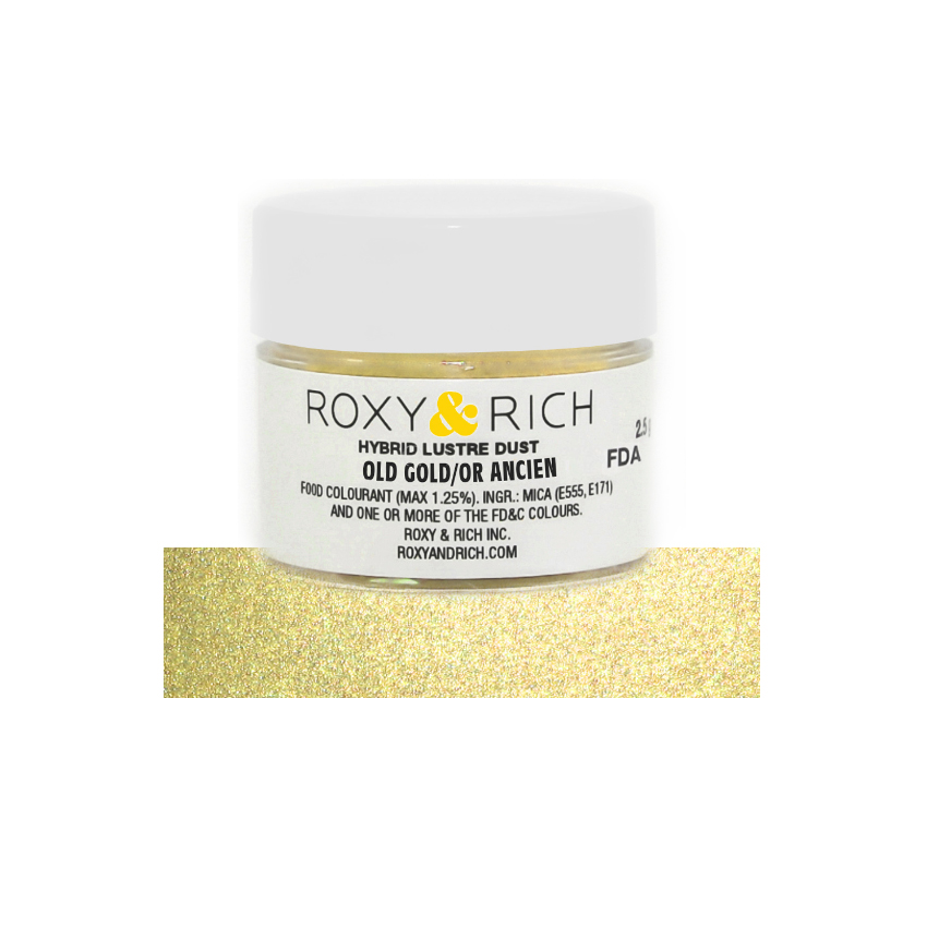 Roxy & Rich Old Gold Hybrid Luster Dust, Grams