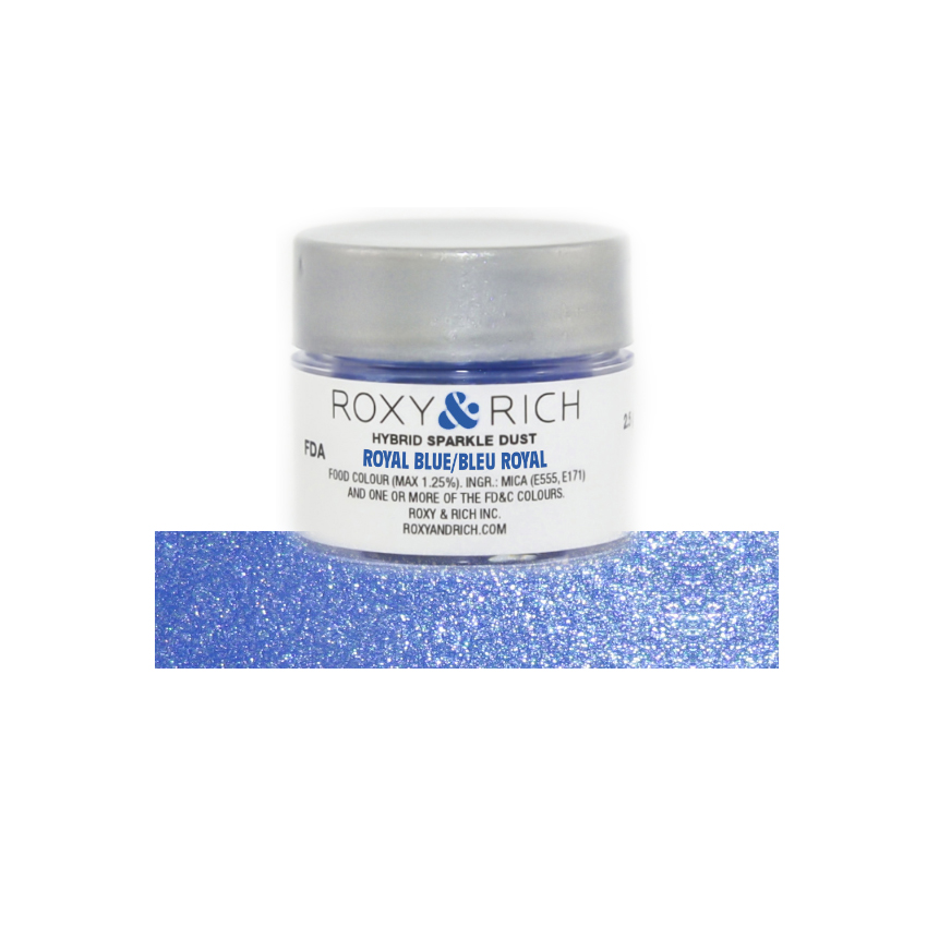 Roxy & Rich Royal Blue Hybrid Sparkle Dust, Grams