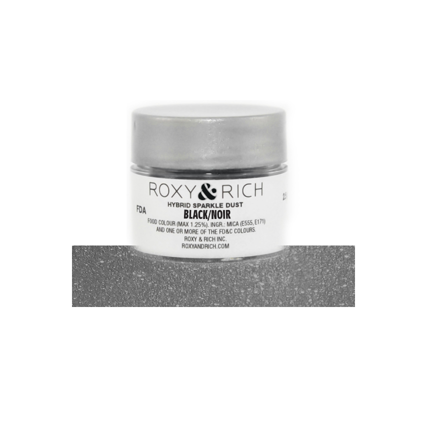 Roxy & Rich Black Hybrid Sparkle Dust, Grams