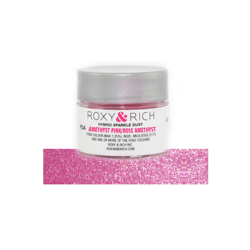 Roxy & Rich Amethyst Pink Hybrid Sparkle Dust, Grams