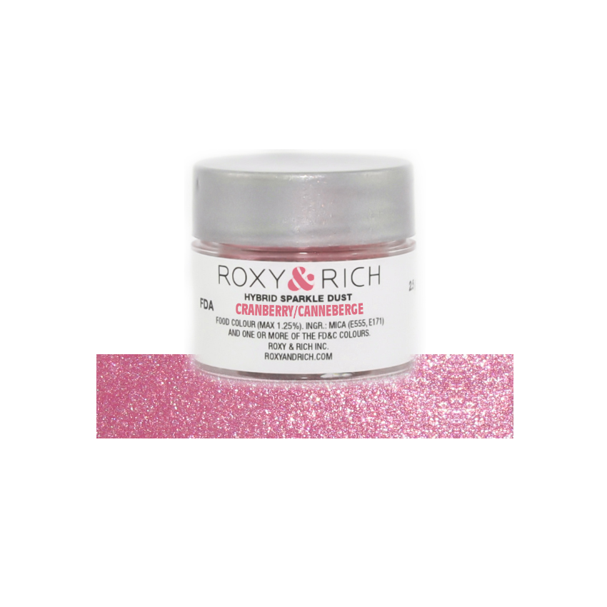 Roxy & Rich Cranberry Hybrid Sparkle Dust, Grams
