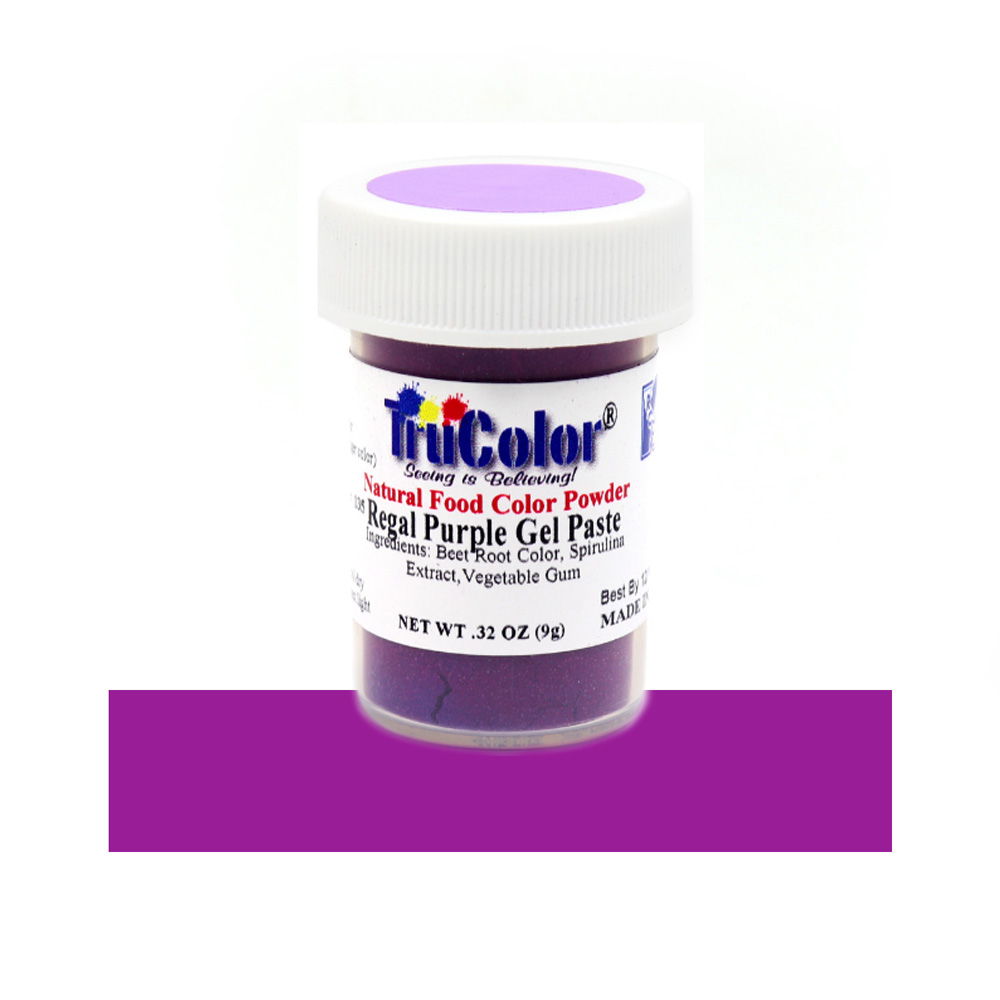 TruColor Regal Purple Gel Paste Natural Food Color