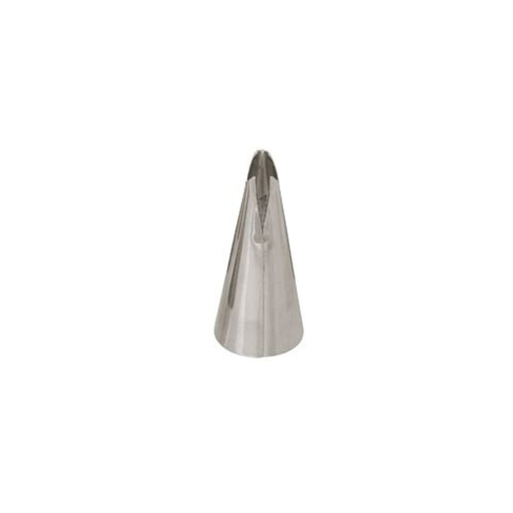 Ateco Pastry Tube, Stainless Steel Seamless Design Petal Opening - # 60