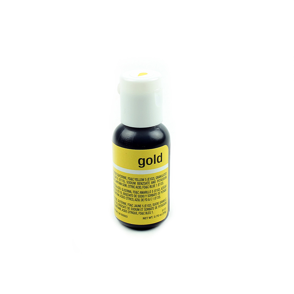 Chefmaster Gold Liqua-Gel Food Color, .70