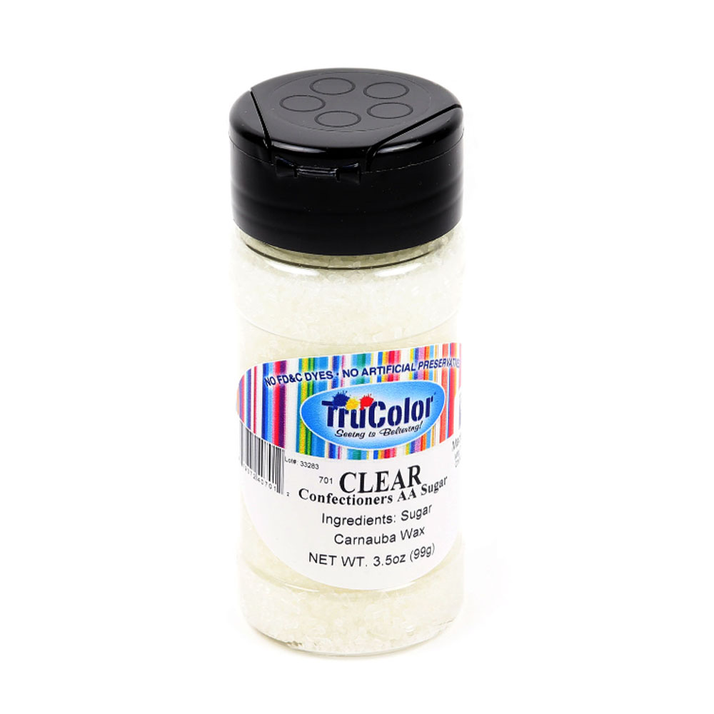 TruColor Natural Sugar Crystals, - Clear