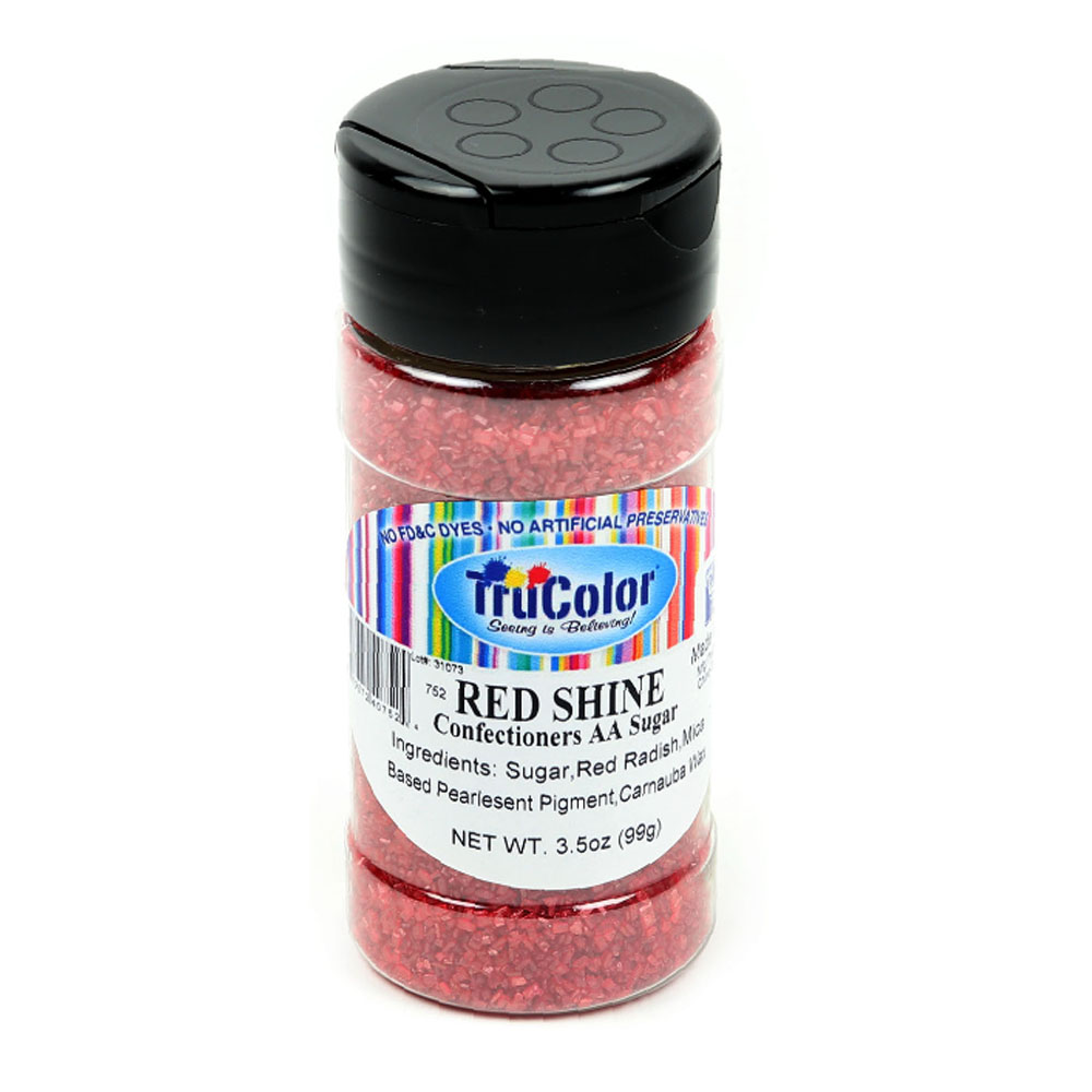 TruColor Natural Sugar Crystals, - Red Shine