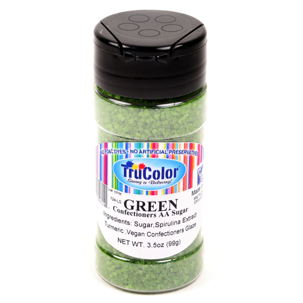 TruColor Natural Sugar Crystals, - Green