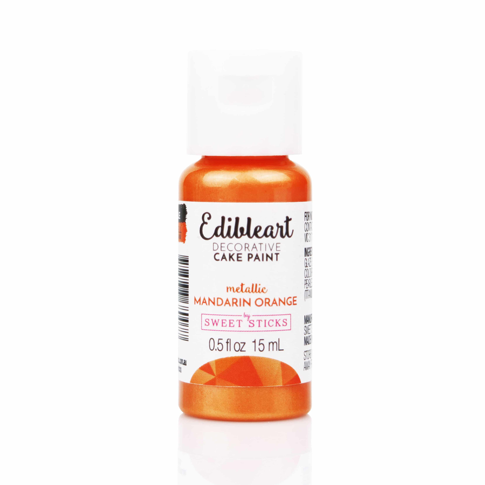 Edible Art Mandarin Orange Metallic Food Paint