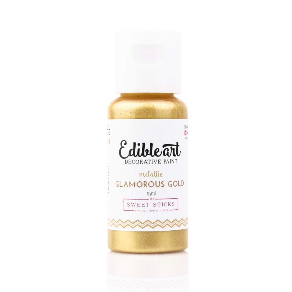 Edible Art Glamorous Gold Metallic Food Paint