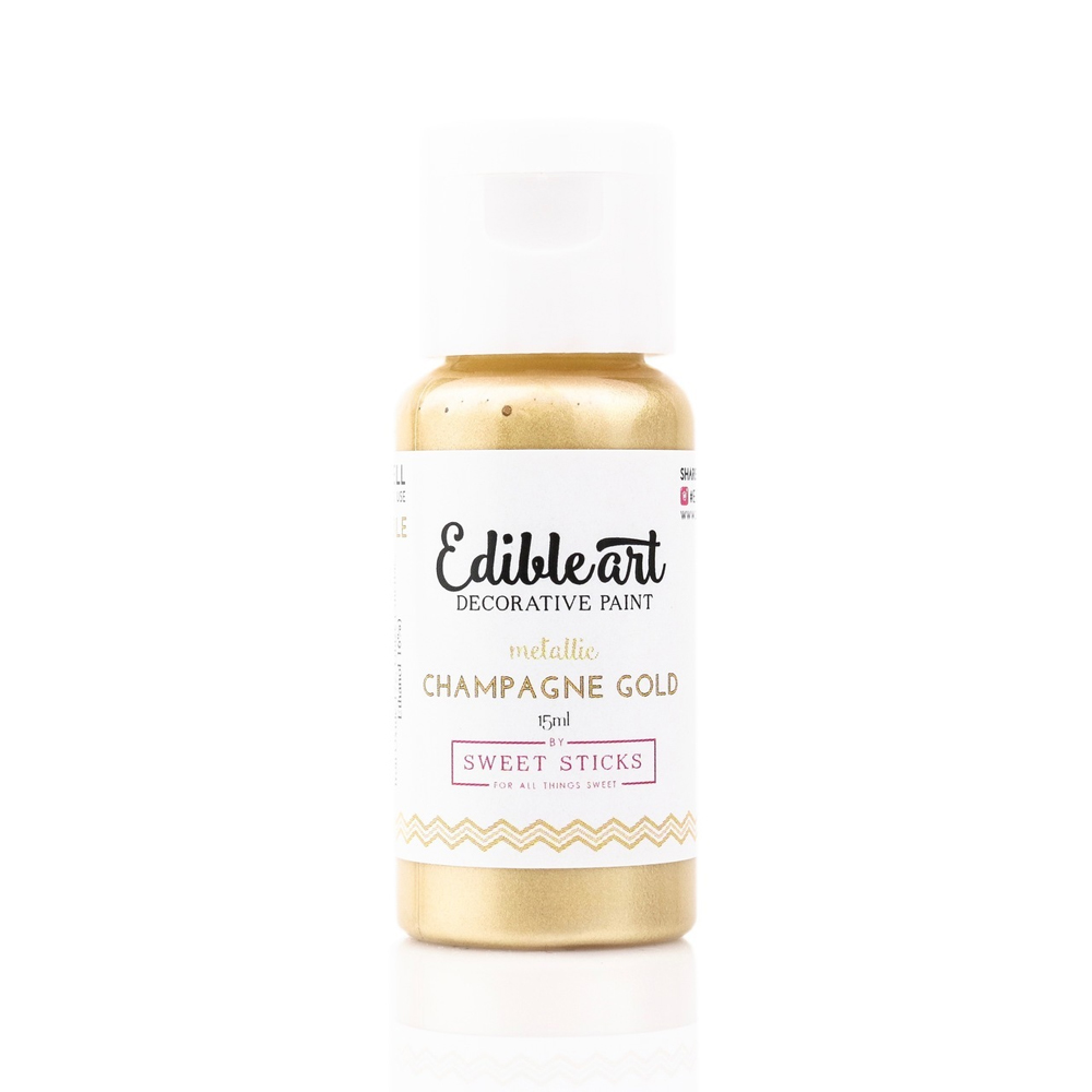 Edible Art Champagne Gold Metallic Food Paint