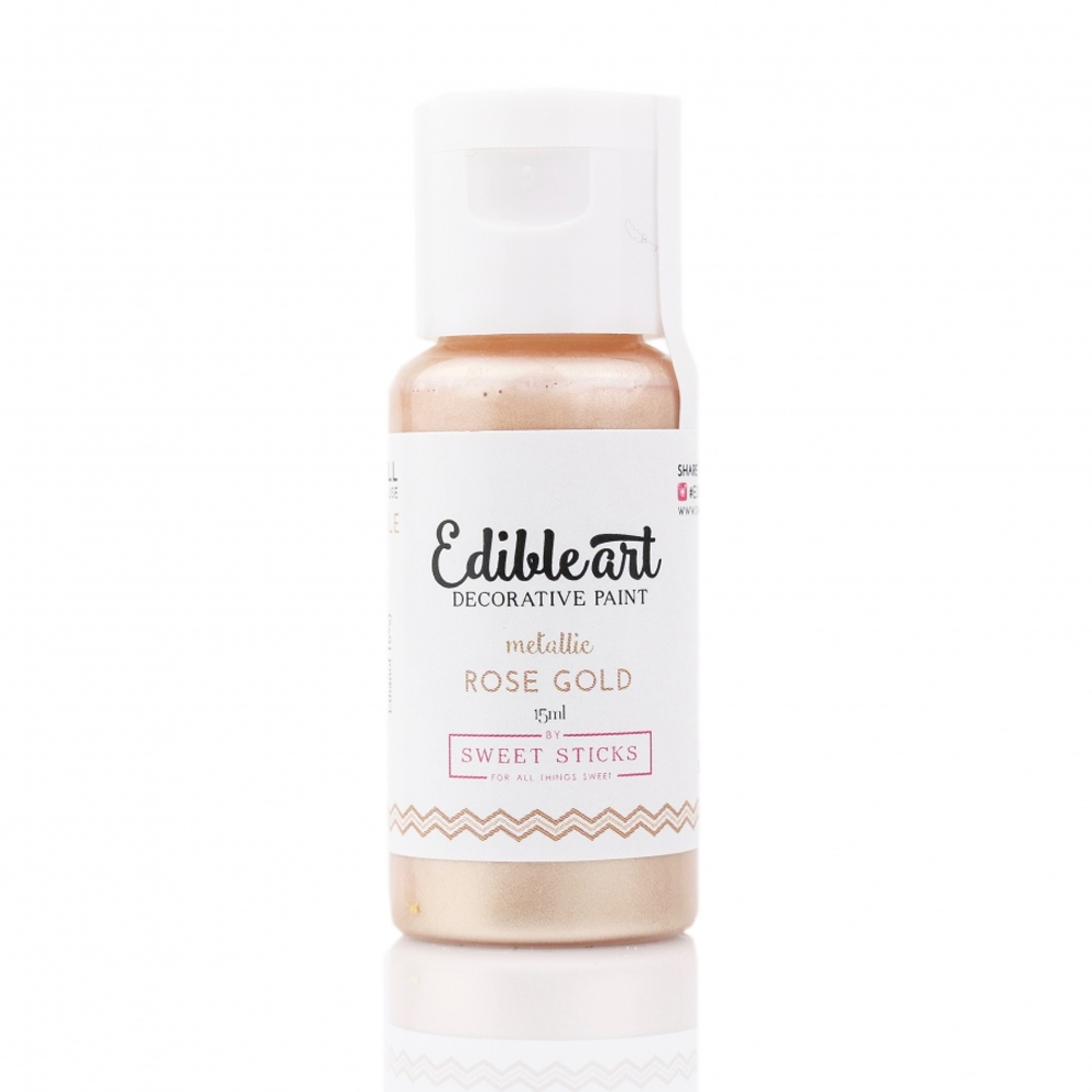 Edible Art Rose Gold Metallic Food Paint