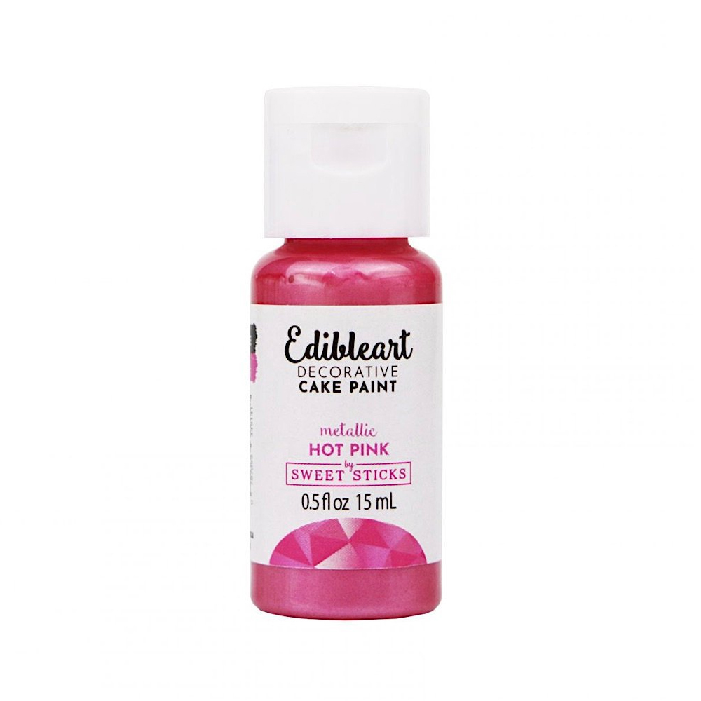 Edible Art Hot Pink Metallic Food Paint