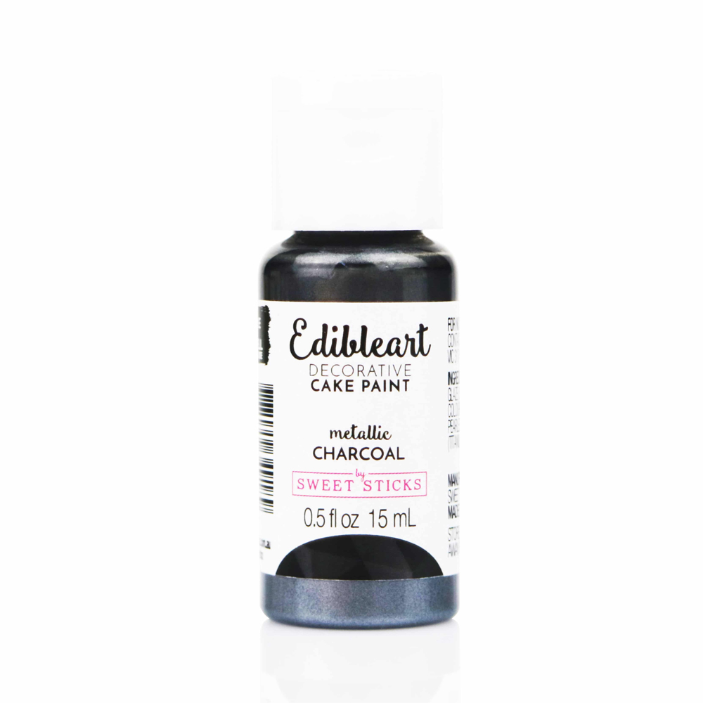 Edible Art Charcoal Metallic Food Paint