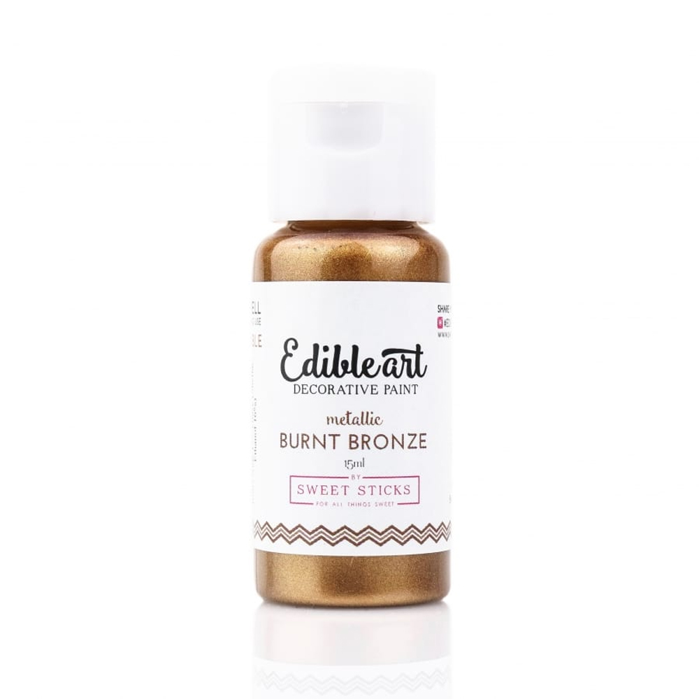 Edible Art Burnt Bronze Metallic Food Paint