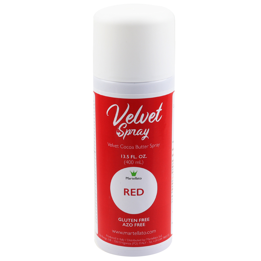 Martellato Edible Red Velvet Spray