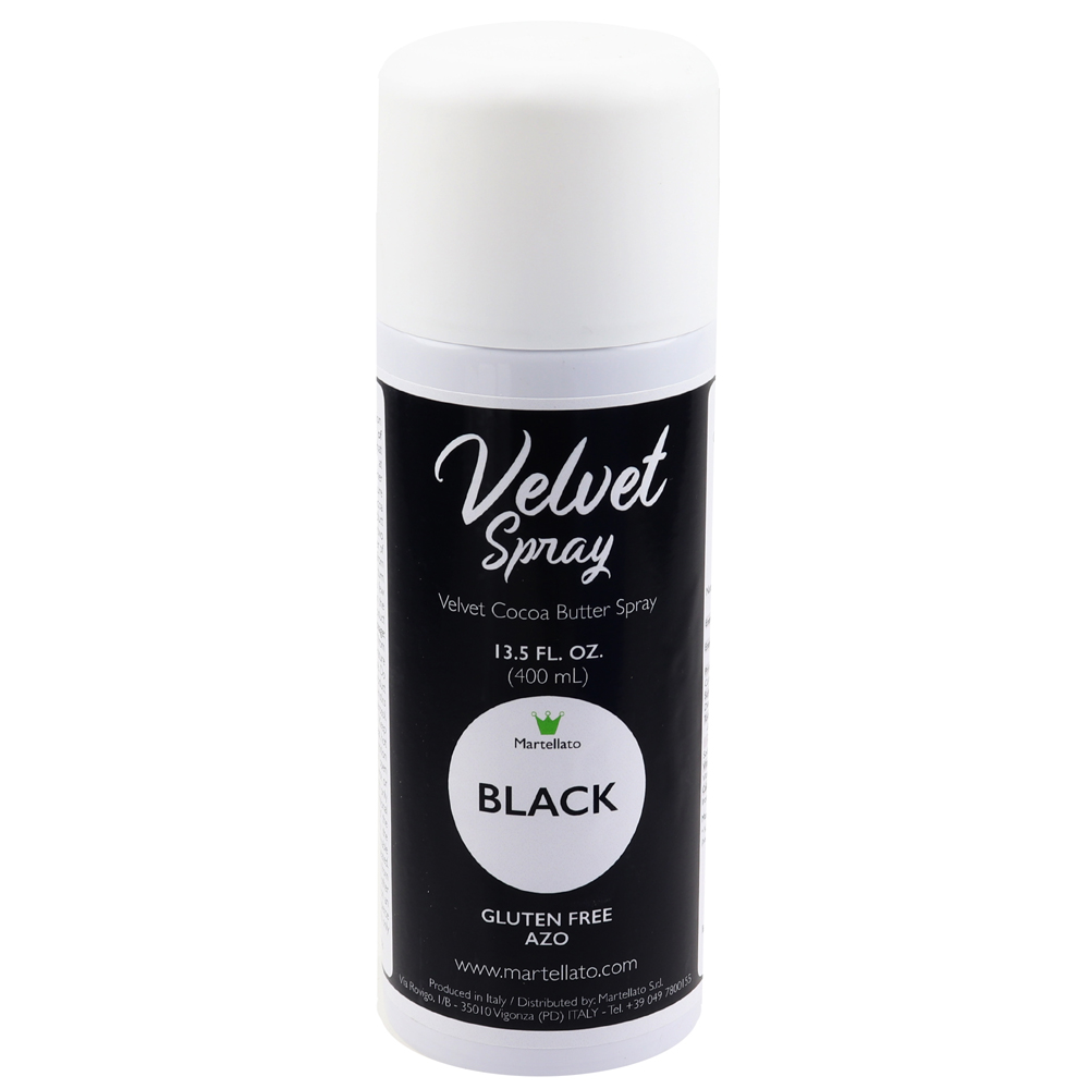 Martellato Edible Black Velvet Spray