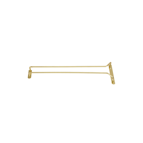 Winco Wire Glass Hanger/Holder Rack, Brass Plated