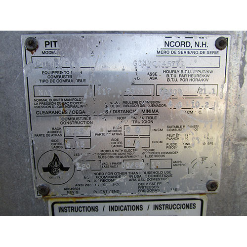 Pitco Gas Donut Fryer Model # DD24RUFM, Good Condition image 12