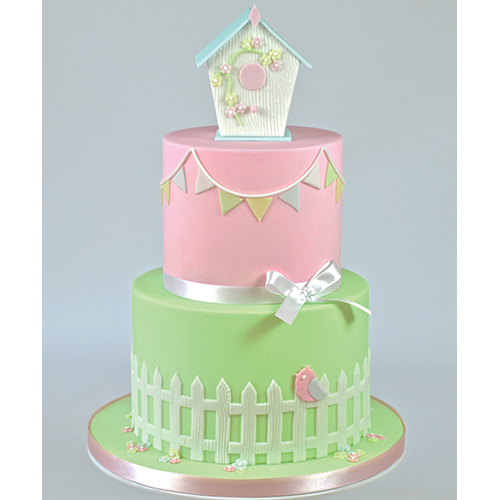 FMM Picket Fence on cake image 2