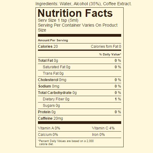 Ingredients & nutrition facts image 1