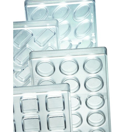 Ocmoiy 3 Pack Square Chocolate Candy Mold