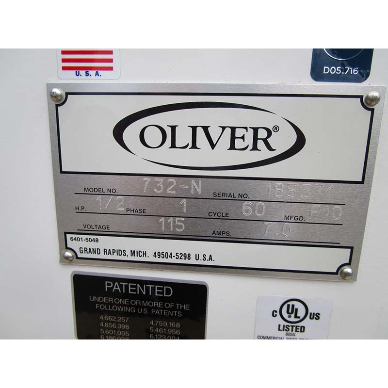 Oliver Bread Slicer 732N 1/2" Cut, Very Good Condition image 10