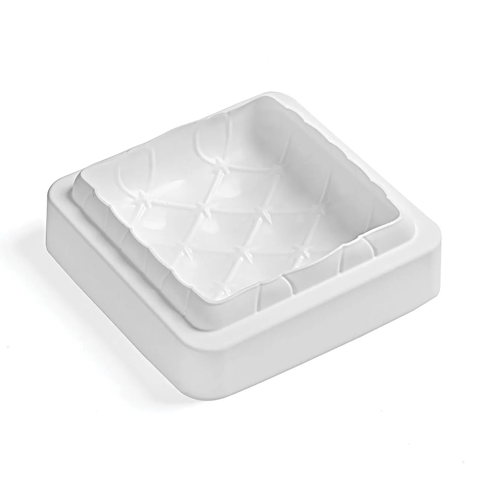 Silikomart MATELASSE Quilted Square Silicone Baking and Freezing Mold image 1