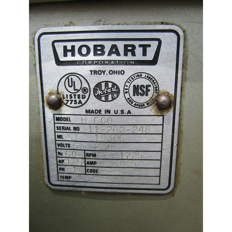 Hobart 60 Quart Mixer H600, Great Condition image 5