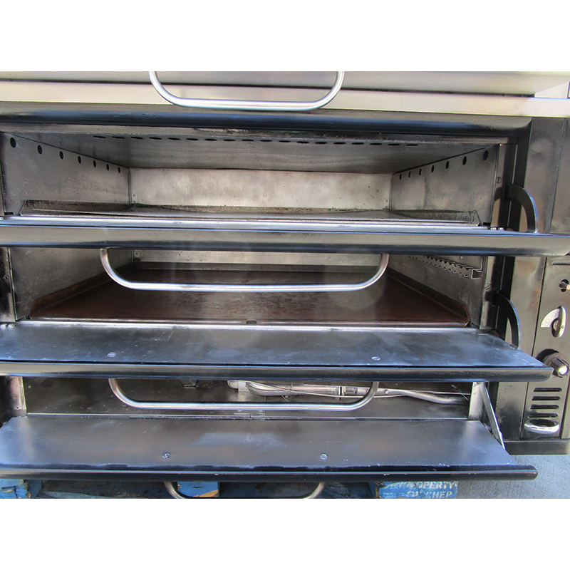 Blodgett Double Deck Gas Oven 981/981, Good Condition image 3