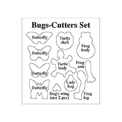 Makin's Clay Tin Bug Cutter Set, 11 piece image 1