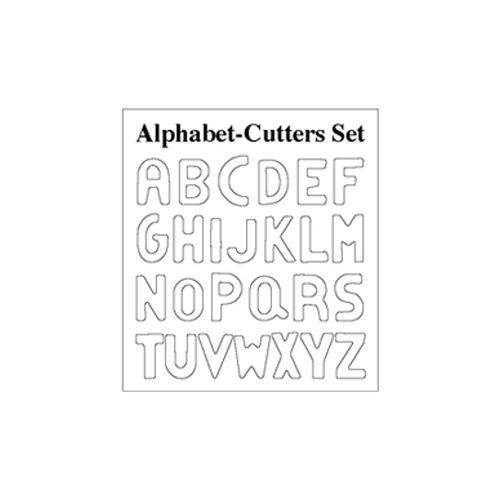 Makin's Clay Tin Alphabet Cutter Set, 26 piece image 1