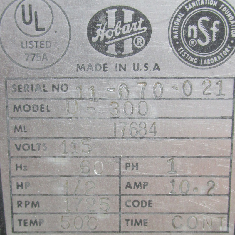 Hobart 30 Quart Mixer D300, Great Condition image 6