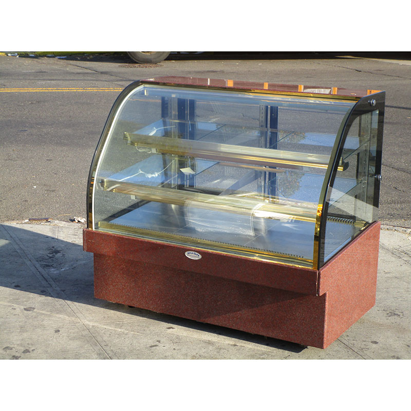 Leader MCB57 Marble Curved 57" Bakery Case, Great Condition image 1
