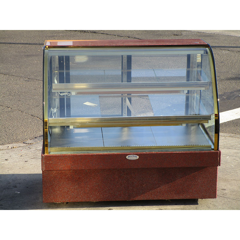 Leader MCB57 Marble Curved 57" Bakery Case, Great Condition image 2