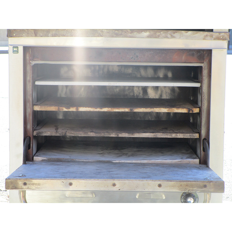 Peerless C131NS Double Deck Gas Pizza Oven, Good Condition image 5