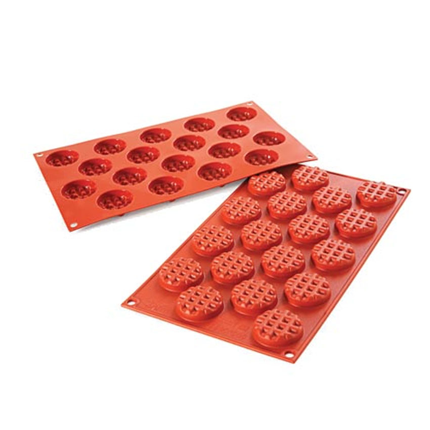 Waffle Mold with Molded Chocolates image 1