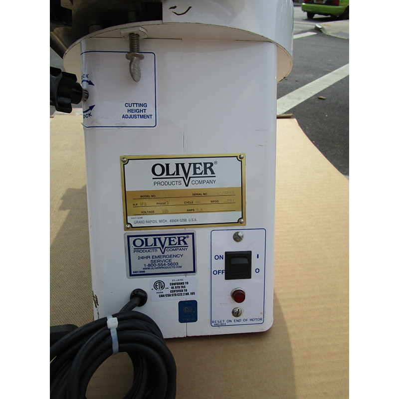 Oliver Bagel Slicer 702N, Excellent Condition image 6