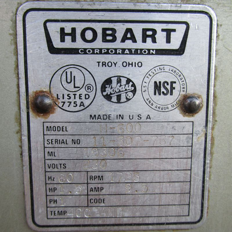 Hobart 60 Quart Mixer H600, Great Condition image 4