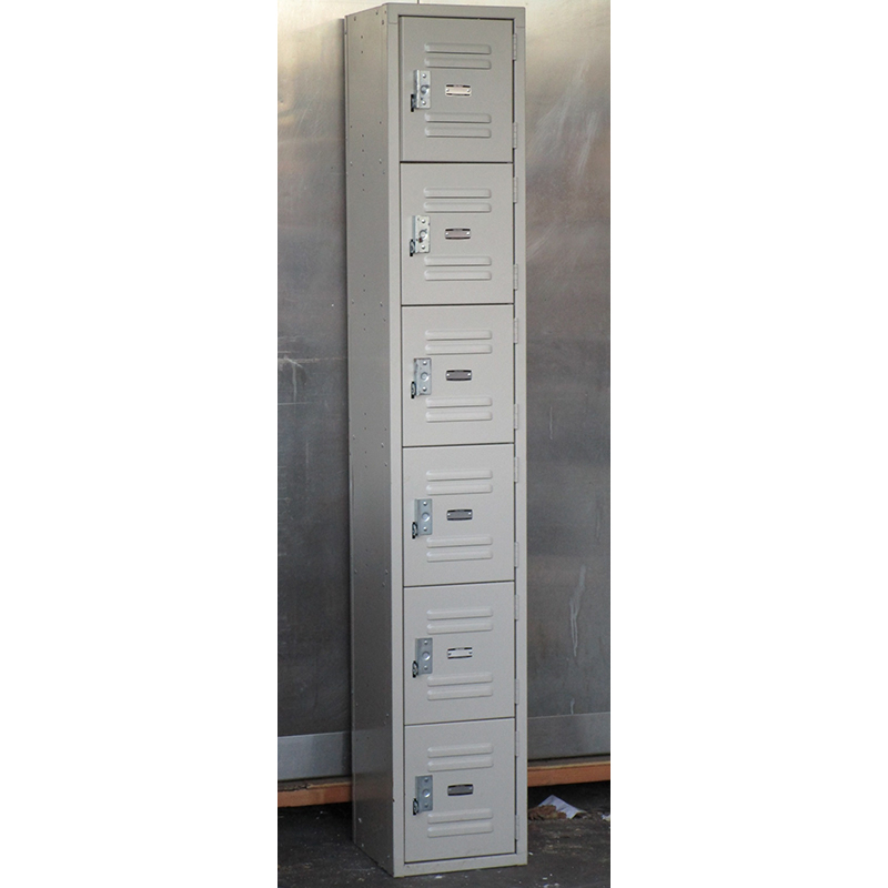 Six Tier, Six Door Locker 12x12x12, Great Condition image 1